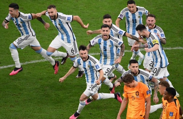 阿根廷，梅西莫德里奇在世界杯上对阵克罗地亚