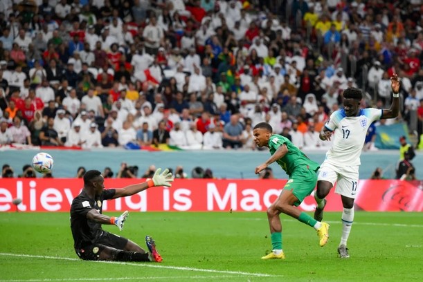 英格兰击败塞内加尔进入四分之一决赛对阵法国